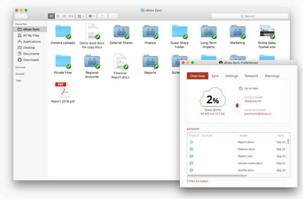 Met de Sync Tool heeft u alle documenten op uw computer, zelfs offline.