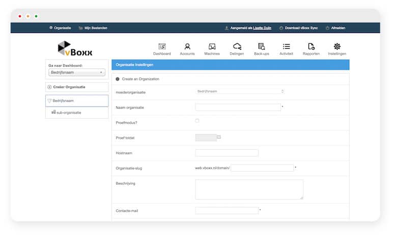 multi-tentant: sub-organisaties in de cloud