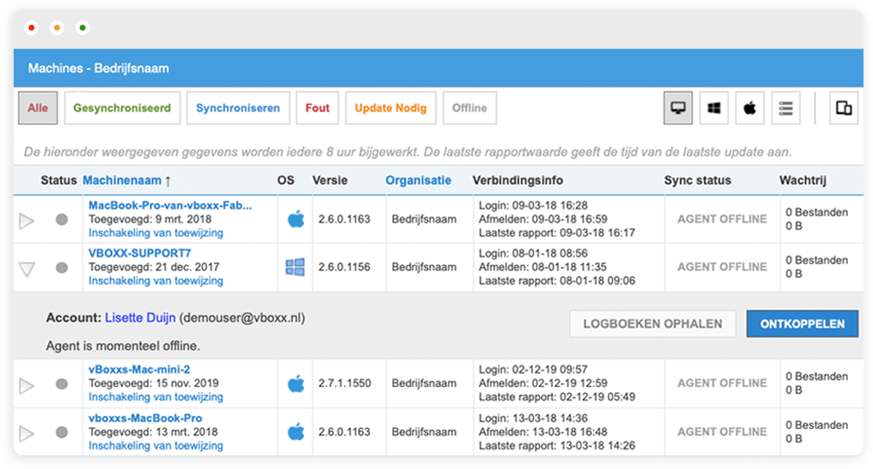 Beheer apparaten in de cloud